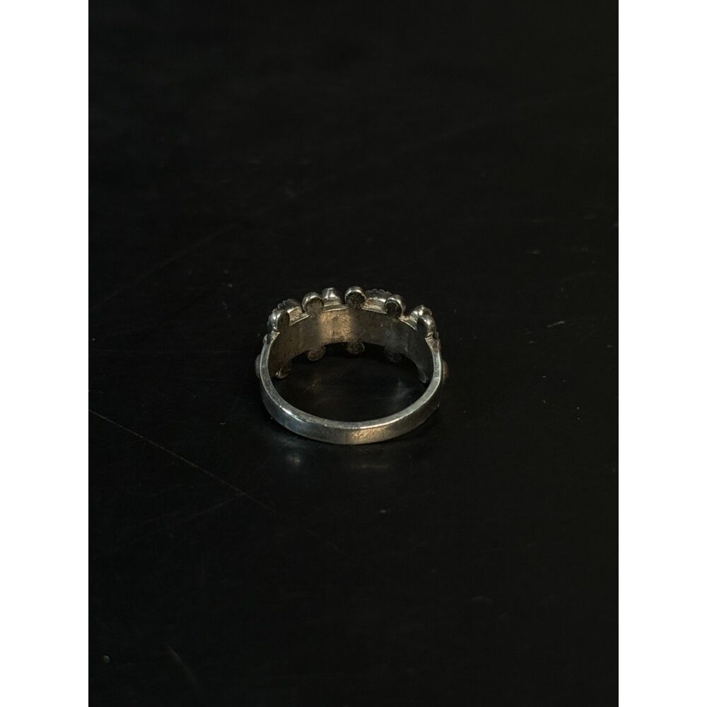 Wilbur Anderson Navajo Sterling Silver Abalone Ring 6.25